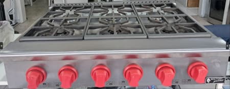 Range Top 6 Queimadores (Botão Vermelho)